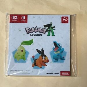 Z A Memo Pad Legends Pokémon Starters